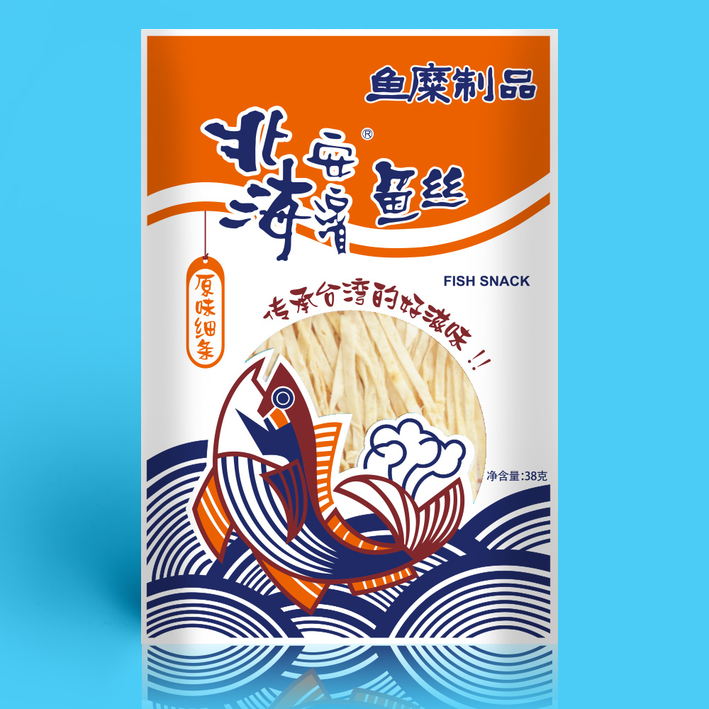  原味細條魚絲